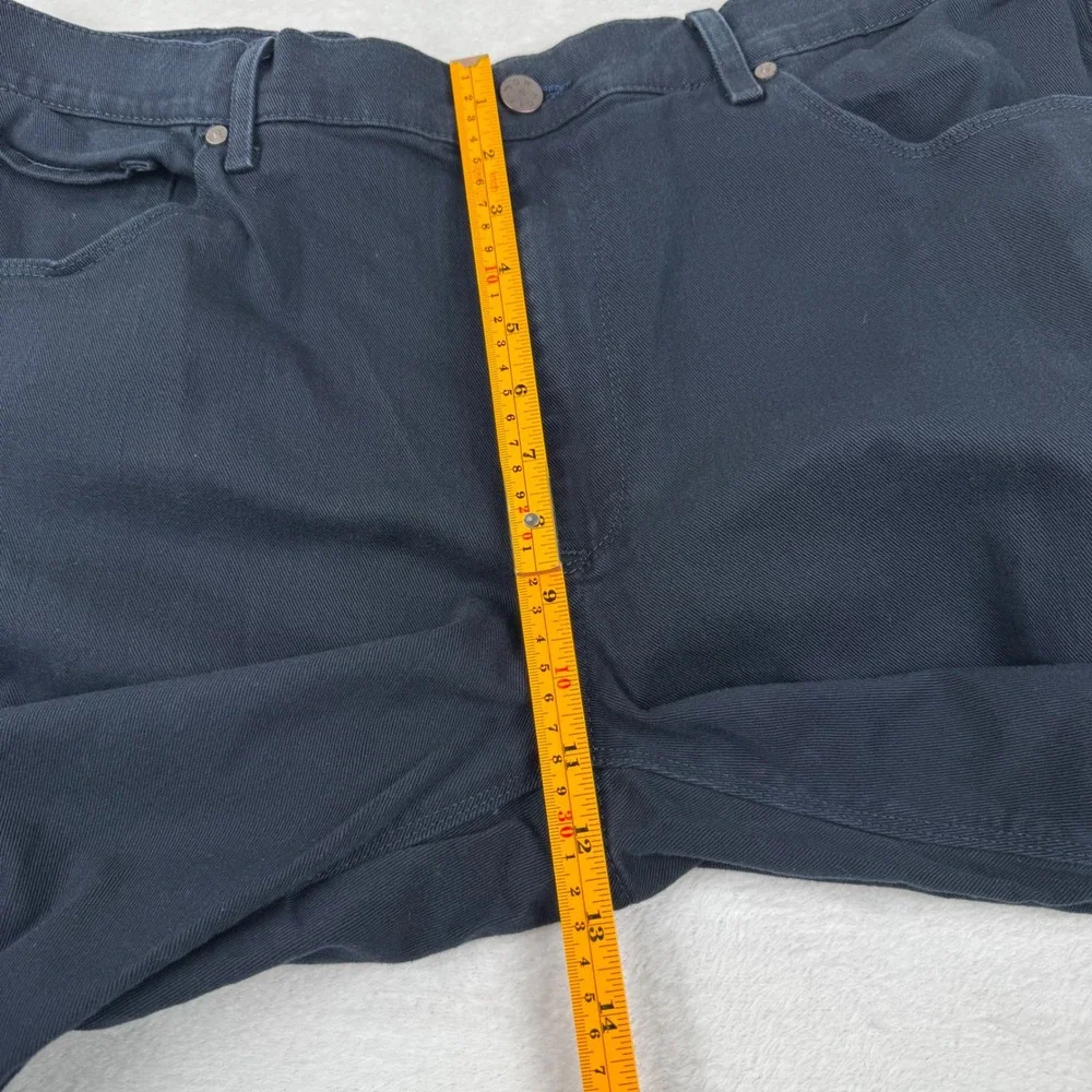Mott & Bow Mercer Straight Leg Jeans Mens 40x32 Navy Blue Stretch Denim